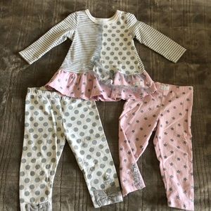 Naartjie Toddler Girls Top & 2 Leggings SET